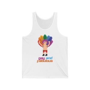 Gay and Fabulous Pixel Pride Tank Top