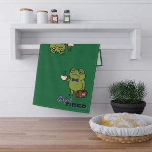 Gay & Tired Frog Tea Towel