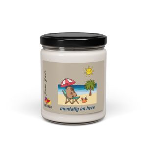 Mentally I'm Here Capybara Beach and Ocean Scented Candle